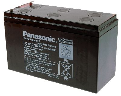 Panasonic Standaard  Loodaccu - AGM  12 Volt  LC-R127R2PG