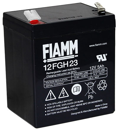 Fiamm FGH hoge stroom  Loodaccu - AGM  12 Volt  12FGH23 (FGH20502)