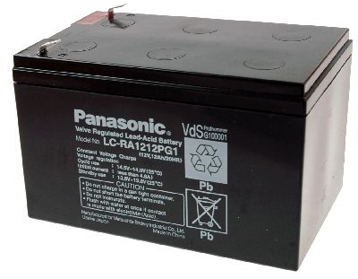 Panasonic Standaard  Loodaccu - AGM  12 Volt  LC-RA1212PG1