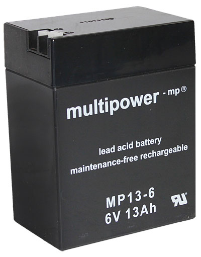 Multipower MP Standaard  Loodaccu - AGM  6 Volt  MP13-6