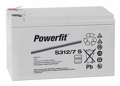 EXIDE Powerfit S300  Loodaccu - AGM  12 Volt  Powerfit S312/7S