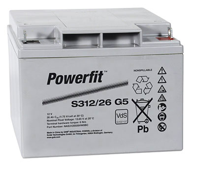 EXIDE Powerfit S312/26 G5   Loodaccu - AGM 12V 26Ah