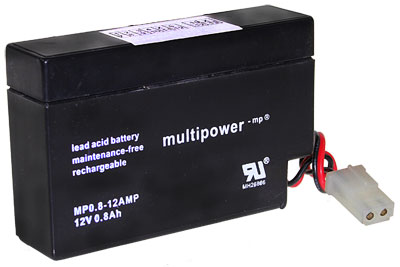 Multipower MP Standaard  Loodaccu - AGM  12 Volt  MP0.8-12AMP