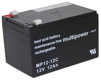Multipower MP12-12C MPC Cyclische Loodaccu - AGM 12V 12Ah