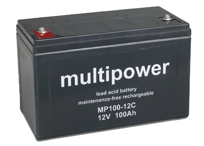 Multipower MPC Zyklen  Loodaccu - AGM  12 Volt  MP100-12C