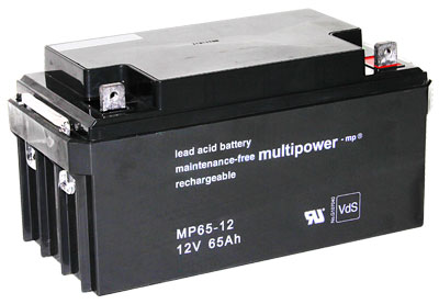 Multipower MP 65-12 Standaard  Loodaccu - AGM  12 Volt  MP65-12