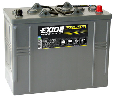 EXIDE Gel  Loodaccu - Gel  12 Volt  ES 1300 Exide Equipment Gel