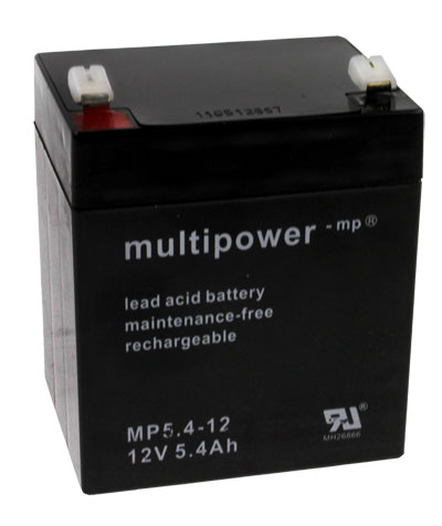Multipower MP Standaard  Loodaccu - AGM  12 Volt  MP5.4-12